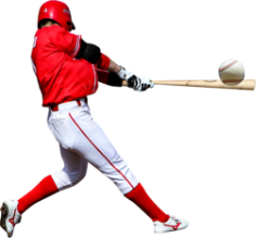 野球選手　バッティング　写真